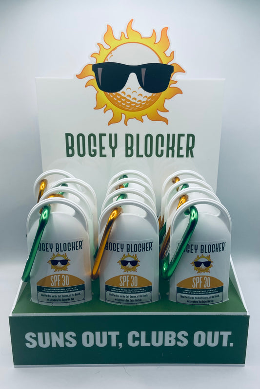 Commercial 24-count Bogey Blocker SPF-30 with POS Display